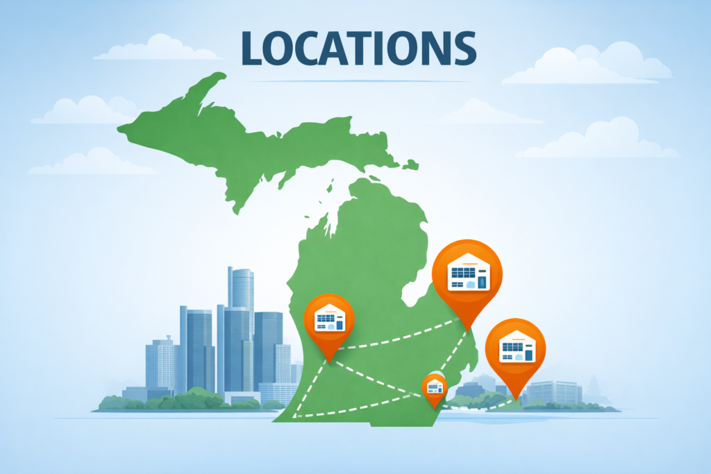 commercial HVAC locations Michigan