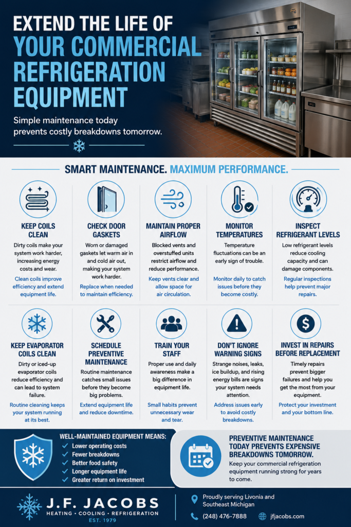 extending life of commercial refrigeration equipment